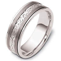 Item # 110601TG - Titanium-Gold Comfort Fit 7mm Wedding Band