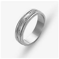 Item # 110681PP - Platinum hand made Wedding Band