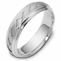 Item # 110801PP - Platinum hand made Wedding Band