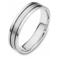 Item # 111451WE - White Gold Comfort Fit Wedding Ring
