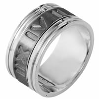 Item # 111921TG - Titanium and Gold Wedding Band