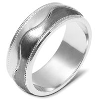 Item # 112051TG - Titanium and Gold Wedding Band