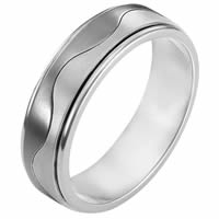 Item # 113011TG - Titanium & Gold Wedding Band