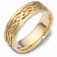 Item # 114881E - Comfort Fit,Celtic Wedding Band