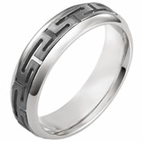 Item # 116021TG - Titanium and Gold Band.