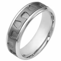 Item # 116461TG - Titanium and Gold Wedding Band
