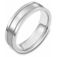 Item # 117301PP - Platinum, Comfort Fit, 6.0mm Wide Wedding Band