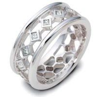 Item # 122221W - 14K Diamond Wedding Band