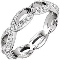 Item # 127641BW - Infinity Inspired Eternity Band