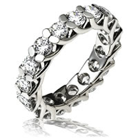 Item # 13842PD - Palladium Eternity Ring