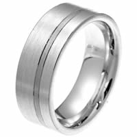 Item # 2100571W - Gold Comfort Fit, 8.0mm Wide Wedding Band