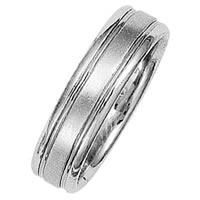Item # 211001PP - Platinum Comfort Fit, 6.0mm Wide Wedding Band