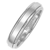 Item # 211011PP - Platinum Comfort Fit, 5.0mm Wide Band
