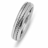 Item # 216481PP - Platinum Hand Made Wedding Band