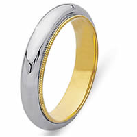 Item # 216885 - 14 Kt Two-Tone Gold Wedding Band