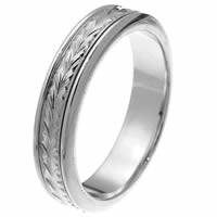 Item # 218031W - 14 Kt White Gold Wedding Ring