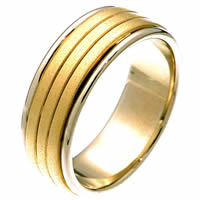 Item # 22481 - 14 Kt Two-Tone Wedding Ring