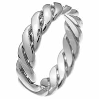 Item # 24991W - Two Intertwined Wedding Ring