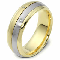 Item # 47386E - 18K Diamond Spinning Wedding Band