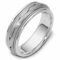 Item # 47567PP - Platinum Handcrafted Wedding Ring