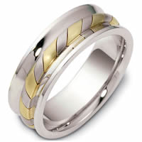 Item # 47902 - Two-Tone Contemporary Wedding Ring