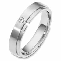 Item # 48549W - 14K White Gold Diamond Wedding Band