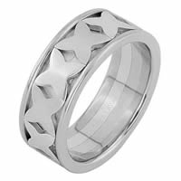 Item # 68744210W - 14 Kt White Gold Wedding Ring