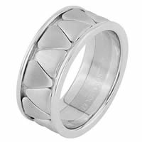 Item # 68746120W - 14 Kt White Gold Wedding Ring