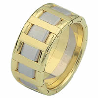 Item # 68760101 - 14 Kt Two-Tone Wedding Ring