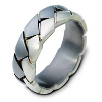 Item # A122751TG - Titanium and Gold Wedding Band.