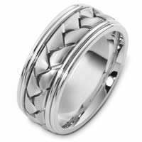Item # A123491WE - 18K Handcrafted Wedding Band