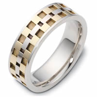 Item # C122291 - 14 Kt Two-Tone Wedding Band