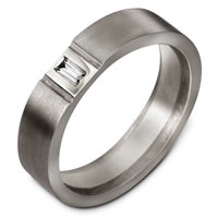 Item # C127541TE - Titanium Diamond Wedding Band