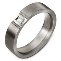 Item # C127541TG - Titanium Diamond Wedding Band