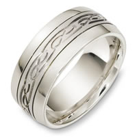 Item # C131331W - 14 Kt White Gold Wedding Band