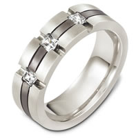 Item # C131971TG - Titanium Diamond Wedding Band