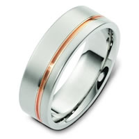 Item # F125751E - Two-Tone Gold Wedding Band