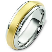 Item # F125791 - 14K Two-Tone Wedding Band.