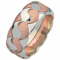 Item # F30512020E - Wedding Band, Yin - Yang