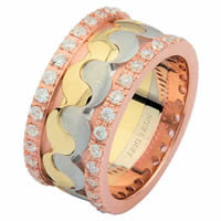 Item # F3060201DE - Diamond Eternity Ring, Balance, Music and Love