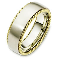 Item # G126291 - Wedding Band 14Kt Two-Tone 