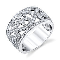 Item # M31967W - White Gold 0.78 Ct TW Anniversary Ring