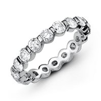 Item # MS20037PP - Platinum Diamond Eternity Band