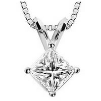 Item # P70502PP - 1/2 ct Diamond Platinum Pendant