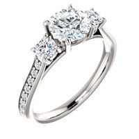 Item # S128553PP - Engagement Ring Platinum