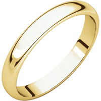 Item # S149002 - Plain Wedding Band 2.5mm Wide