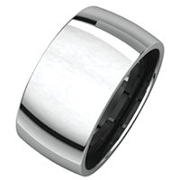Item # S217932PP - Platinum 10.0mm Wide Plain Wedding Band