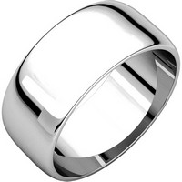 Item # S38457PP - Platinum Wedding Band 8.0mm