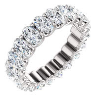 Item # SO128869400PP - Oval Shape Diamond Eternity Band