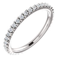 Item # SR127714038W - White Gold Eternity Band